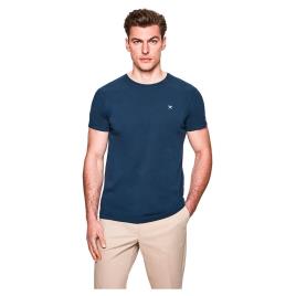 Hackett Camiseta Manga Curta Logo S Navy / Grey