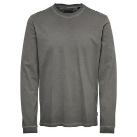 Only & Sons Camiseta De Manga Comprida Millenium Life Washed XS Black