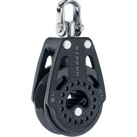 Harken Carbo Ratchet Block 40 Mm One Size Black / Silver