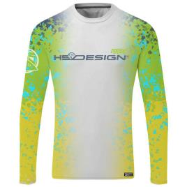 Hotspot Design Camiseta De Manga Comprida Ocean Performance Dorado L White