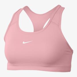 Soutien Desporto Nike Swoosh - Rosa - Suporte Médio Mulher