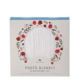 Summer Poppy Lençol de Fotografia para Bebé