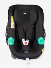 Cadeira-auto + base  Kiros i-Size Fast-In, 40 a 78 cm, equivalência ao grupo 0+ preto escuro liso