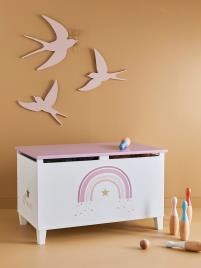 Arca de arrumação, Make a Wish branco medio liso com motivo