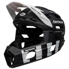 Bell Capacete Downhill Super Air R Mips M Black / White Fasthouse
