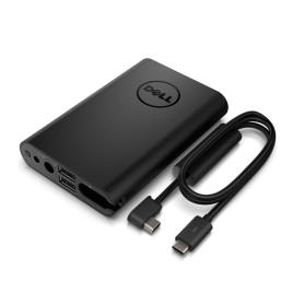 Power Companion PW7015MC - Invólucro externo da bateria - 12000 mAh - preto - para Latitude 5175 2-in-1, 7390 2-in-1, Precision Mobile Workstation 3530, XPS 12 9250, 13 93XX