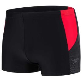 Speedo Boxer De Natação Dive UK 34 Black / Lava Red / Oxid Grey