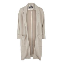 Pieces Casaco Dorita L Silver Mink