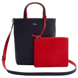 Bolsa Anna Reversible Coated Canvas One Size Marine 166 Rouge