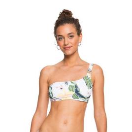Top De Biquíni Bloom Assymetric L Bright White Praslin