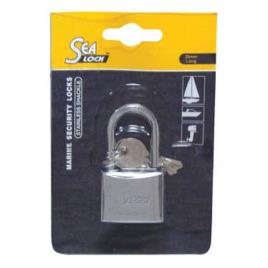 Cadeado Marítimo Manilha Longa Sealock 25 mm Silver