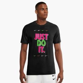 T-shirt Nike Jdi Swoosh - Preto - T-shirt Homem