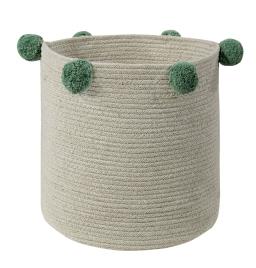 Cesta Bubbly Natural-Verde/Basket Bubbly Natural-Green