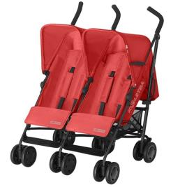 Cadeira de Passeio Gemelar Simba Twin T4 de Vermelho