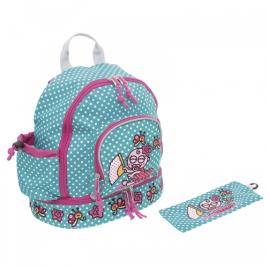 Mochila infantil 2 anos com compartimento termico Baby Flamenca