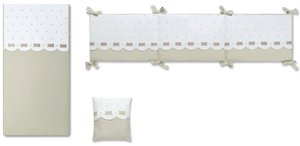 Edredão + Protetor + Almofada 62x125 Class Branco Lino
