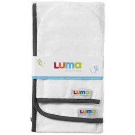 Toalha e manopla de banho Luma branca