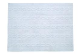 Tapete Lavavel Tranças Soft Blue -  80x120 cm