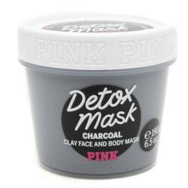 Pink Detox Mask Charcoal Clay Face & Body Mask 190gr