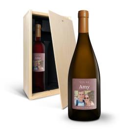 Embalagem de vinho com etiqueta - Salentein Primus - Malbec e Chardonnay