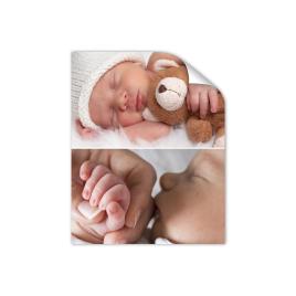 Cartaz de nascimento de bebê personalizado - 40 x 50 cm