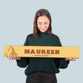 Barra de Toblerone XXL com nome - 4,5 kg