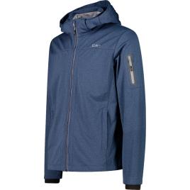 Cmp Jaqueta Zip Hood 39a5027m 3XL B. Blue Mel. / Concrete