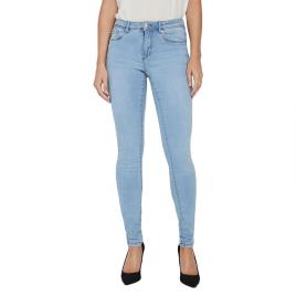 Jeans Tanya Normal Waist Slim Piping L Light Blue Denim