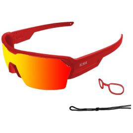 Oculos Escuros Race Red Nosepad / Tips / CAT3 Matte Red