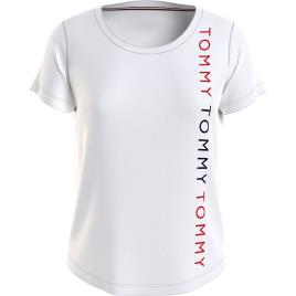 Camiseta Manga Curta Decote Redondo Uw0uw03636 XS White