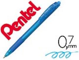 Esferográfica Pentel Retrátil bx417 Cor Azul Ceu