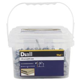 Caixa 5 kg pregos de cabeça plana 5x125 mm