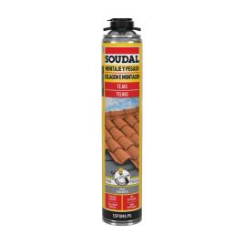 Espuma de poliuretano especial telhas c/ canula 750ml soudal
