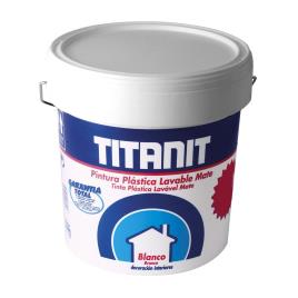 Tinta plástica interior mate titan branca 4l