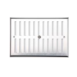 Rejilla regulable plata 17 x 25 cm