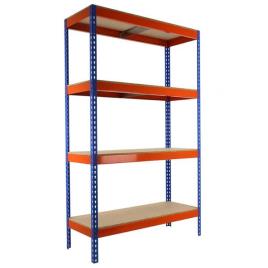 Estante metálica bricoforte 200x120x45cm sem parafusos