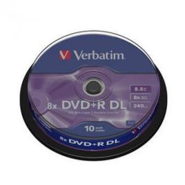 8.5gb Dvd+r Dl 8x Matt Silver Surface 10p