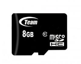 TEAMGROUP - Flash card Micro-SD 8GB C10 1Adp