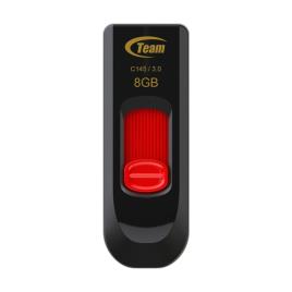 Pen Drive C145 8 GB USB Type-A 3.2 Gen 1 (3.1 Gen 1) (Preto, Vermelho) - TEAM GROUP