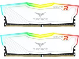 DDR4 3200 16GB C16 Team Delta RGB K2 Branco