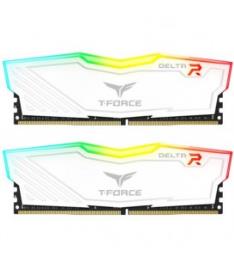 Team Group kit 16gb (2 x 8gb) Ddr4 3200mhz Delta Branco rgb