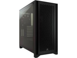 Caixa PC CORSAIR 4000D Airflow (ATX Mid Tower- Preto)
