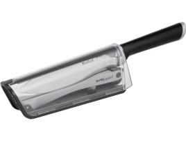 FACA CHEF COM AFIADOR TEFAL EVERSHARP K2569004 16,5CM