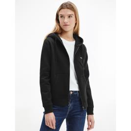Tommy Jeans Casaco com fecho e capuz, logótipo à frente