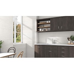 Revestimento cerâmico MATERIA BRANCO 33X100CM