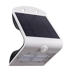 Candeeiro de parede exterior LED LAMOZZO SOLAR COM SENSOR BRANCO