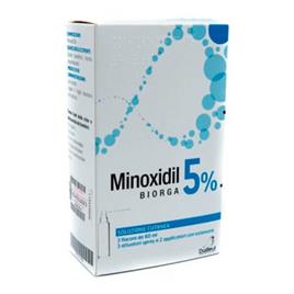 Minoxidil Biorga Sol cut 50mg/ml 3x60ml