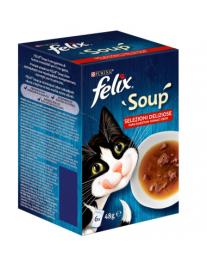 Purina Felix Soup Filetti Seleção Do Campo 6x48gr