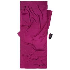 Cocoon Seda Travel Sheet 220 x 90 cm Mulberry Red