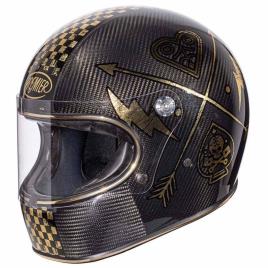 Premier Helmets Capacete Integral Trophy Carbon Nx Gold Chromed XL Gold Chromed / Carbon